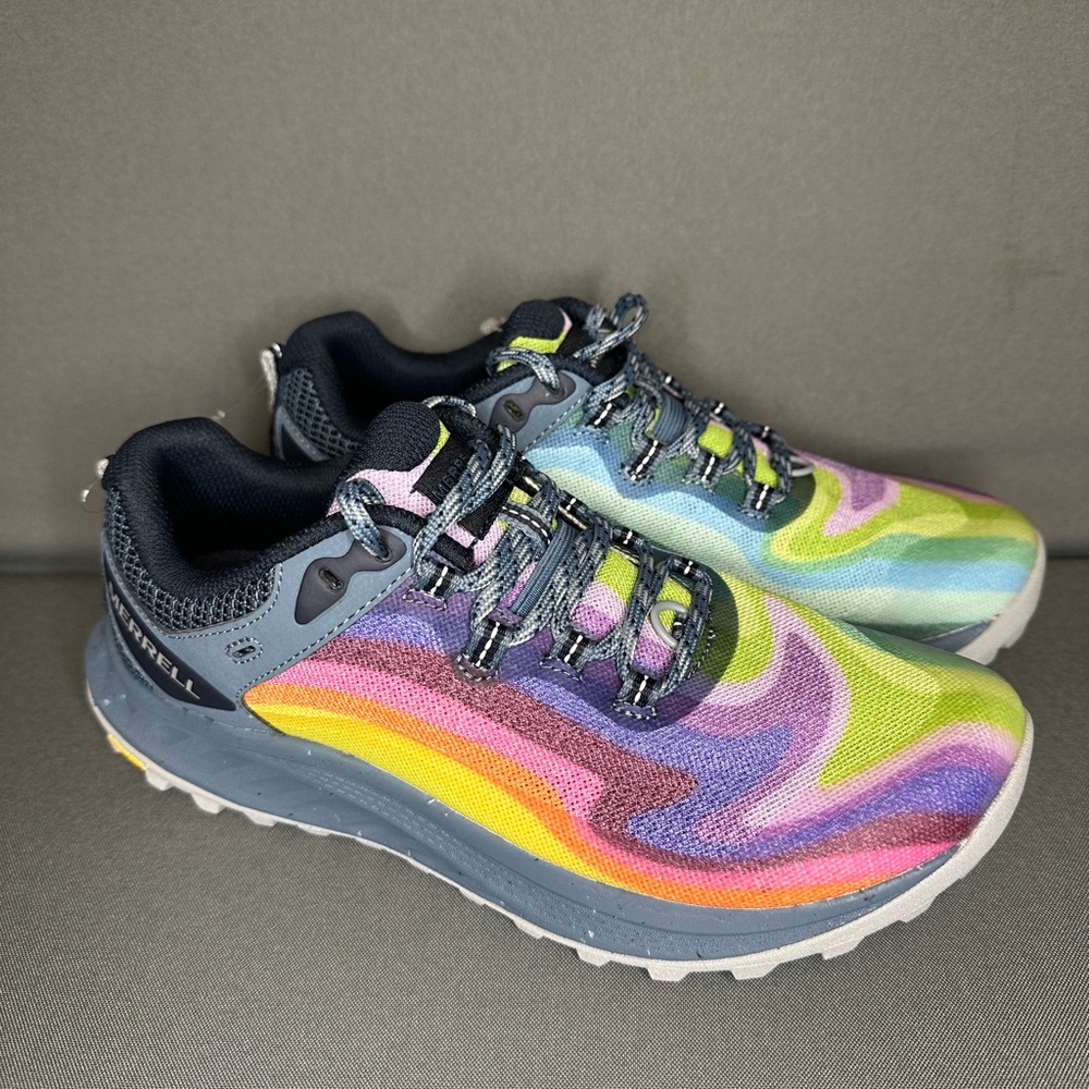 Merrell Antora 3 Rainbow Multi Women's 7 Outdoors Trail Running Shoes